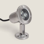 Spot Submersible LED 3W Saillie 12V DC IP68 XtraPool Blanc chaud 3000K