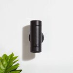 Applique murale extérieure up & down cylindrique noire GU10 – Image 10