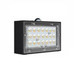 Applique Murale Extérieure LED 3W avec Détecteur PIR Karl Solaire Blanc chaud 3000K Noir – Image 4