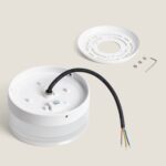Applique Murale Extérieure LED Aluminium Orvo Blanc Blanc chaud 2700K – Image 10