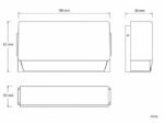 Applique Murale LED Aluminium Lars Noir Blanc chaud 2700K – Image 6