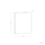 Applique murale extérieure LED carrée noire aluminium up & down – Image 7