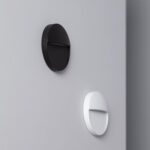 Balise LED Extérieure Murale 4W en Saillie Ronde Jade Blanche – Image 8