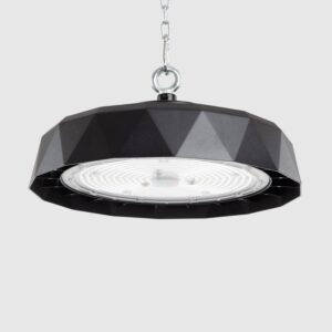 Cloche LED Industrielle UFO HBM Evo LUMILEDS 200 lm/W PHILIPS Xitanium Dimmable 0-10V 90º Blanc froid 5000K 100 W 300 mA-500 mA 20000 lm 320 6 m 120 W Sans capteur