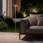 Lampadaire LED 3W Portable Extérieur avec Batterie USB Rechargeable Kivuli Blanc – Image 10