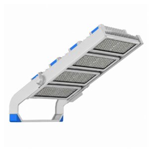 Projecteur LED 1200W Stadium Professionnel Gris LUMILEDS 170 lm/W IP66 INVENTRONICS Dimmable 0-10 V 60º Blanc froid 5000K 408