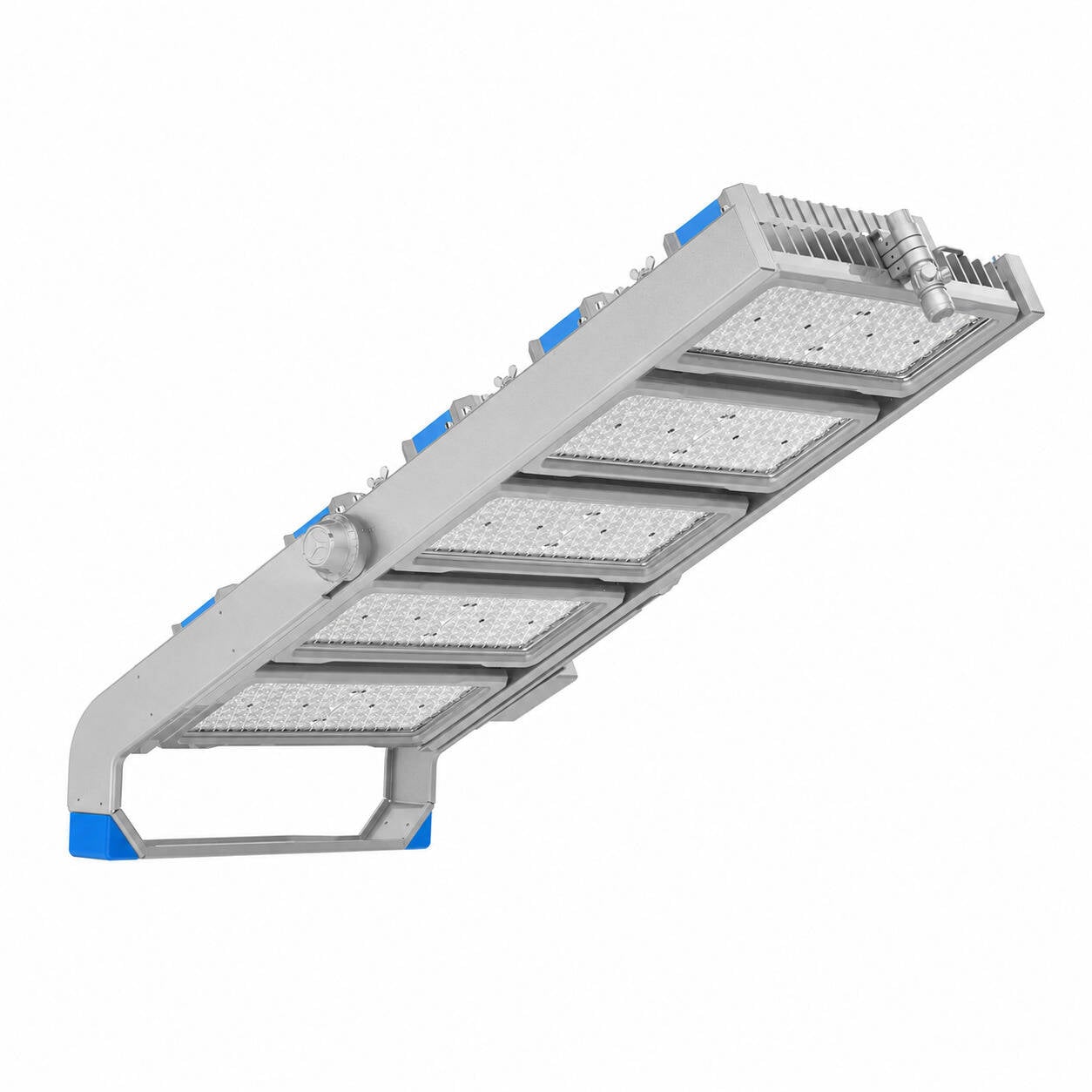 Projecteur LED 1500W Stadium Professionnel Gris LUMILEDS 170 lm/W IP66 INVENTRONICS Dimmable 0-10 V 60º Blanc chaud 3000K Projecteur LED 1500W Stadium Professionnel Gris LUMILEDS 170 lm/W IP66 INVENTRONICS Dimmable 0-10 V 60º Blanc chaud 3000K