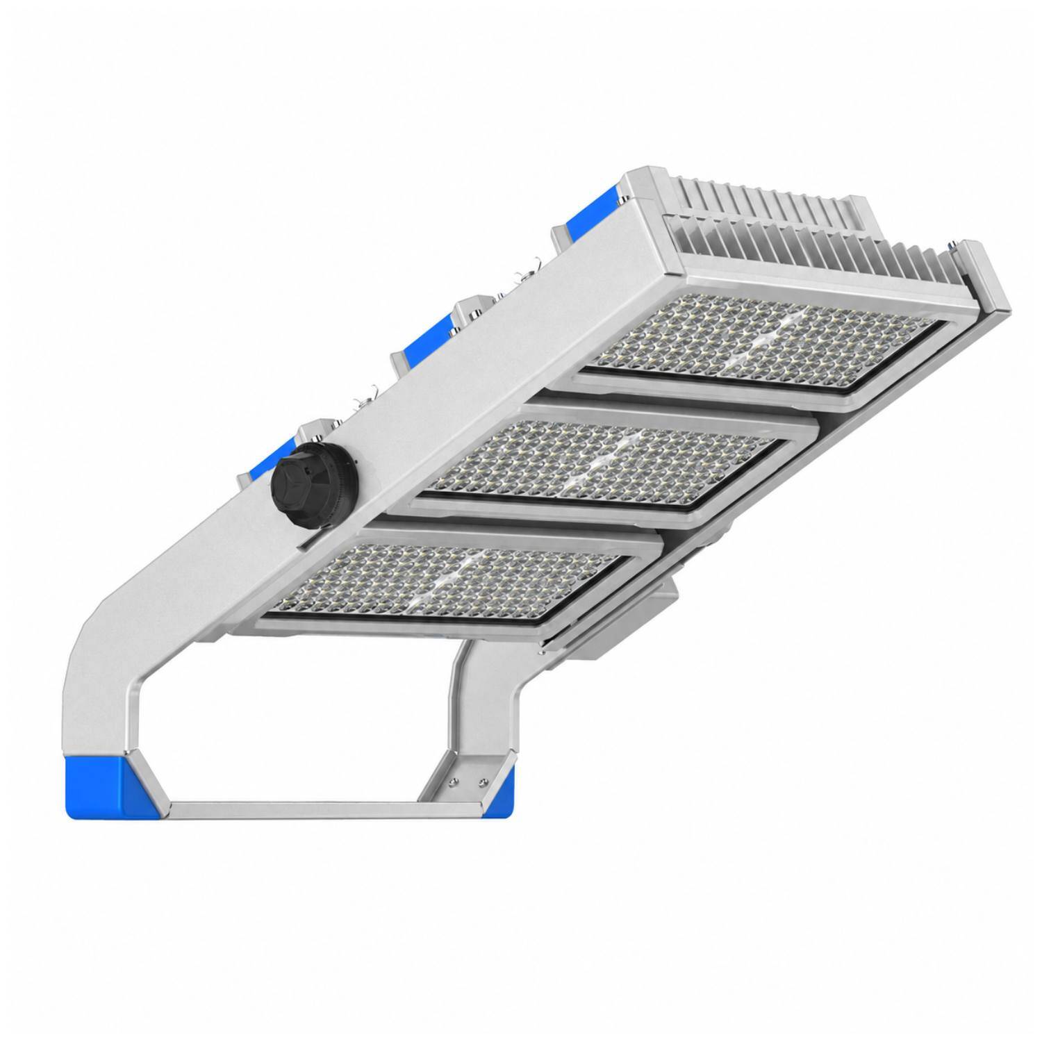 Projecteur LED 900W Stadium Professionnel Gris LUMILEDS 170 lm/W IP66 INVENTRONICS Dimmable 0-10V 60º Blanc froid 5000K 408 Projecteur LED 900W Stadium Professionnel Gris LUMILEDS 170 lm/W IP66 INVENTRONICS Dimmable 0-10V 60º Blanc froid 5000K 408
