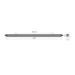 Réglette LED étanche 120 cm slim opale PC IP65 – Image 9