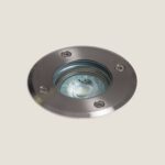 Spot Extérieur Encastrable au Sol Basculant Inox GU10