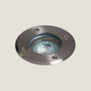 Spot Extérieur Encastrable au Sol Basculant Inox GU10