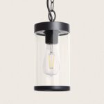 Suspension Extérieure Verre Silphco Noir