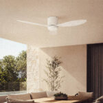 Ventilateur plafond extérieur blanc 132 cm silencieux – Image 13