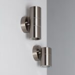 Applique murale extérieure inox argenté cylindrique GU10 – Image 16