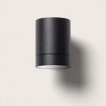 Applique murale extérieure cylindrique en aluminium noir GU10 – Image 8
