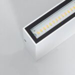 Applique murale extérieure LED blanche alu double-face – Image 5