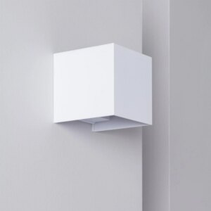 Applique Murale Extérieure LED 6W Aluminium Éclairage Double Face Eros Sélectionnable (chaud-neutre) 2700K - 3200K - 4000K Blanc