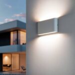 Applique Murale Extérieure LED Éclairage Double Face Aluminium Luming Blanc chaud 2700K Blanc 12 W 90 mm x 30 mm x 175 mm ↔17 cm 100 lm/W – Image 2
