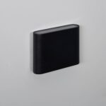 Applique Murale Extérieure LED Éclairage Double Face Aluminium Luming Blanc chaud 2700K Noir 6 W 90 mm x 30 mm x 115 mm ↔11 cm 84.3 lm/W