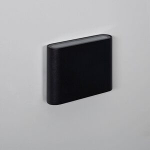 Applique Murale Extérieure LED Éclairage Double Face Aluminium Luming Blanc neutre 4000K Noir 6 W 90 mm x 30 mm x 115 mm ↔11 cm 84.3 lm/W