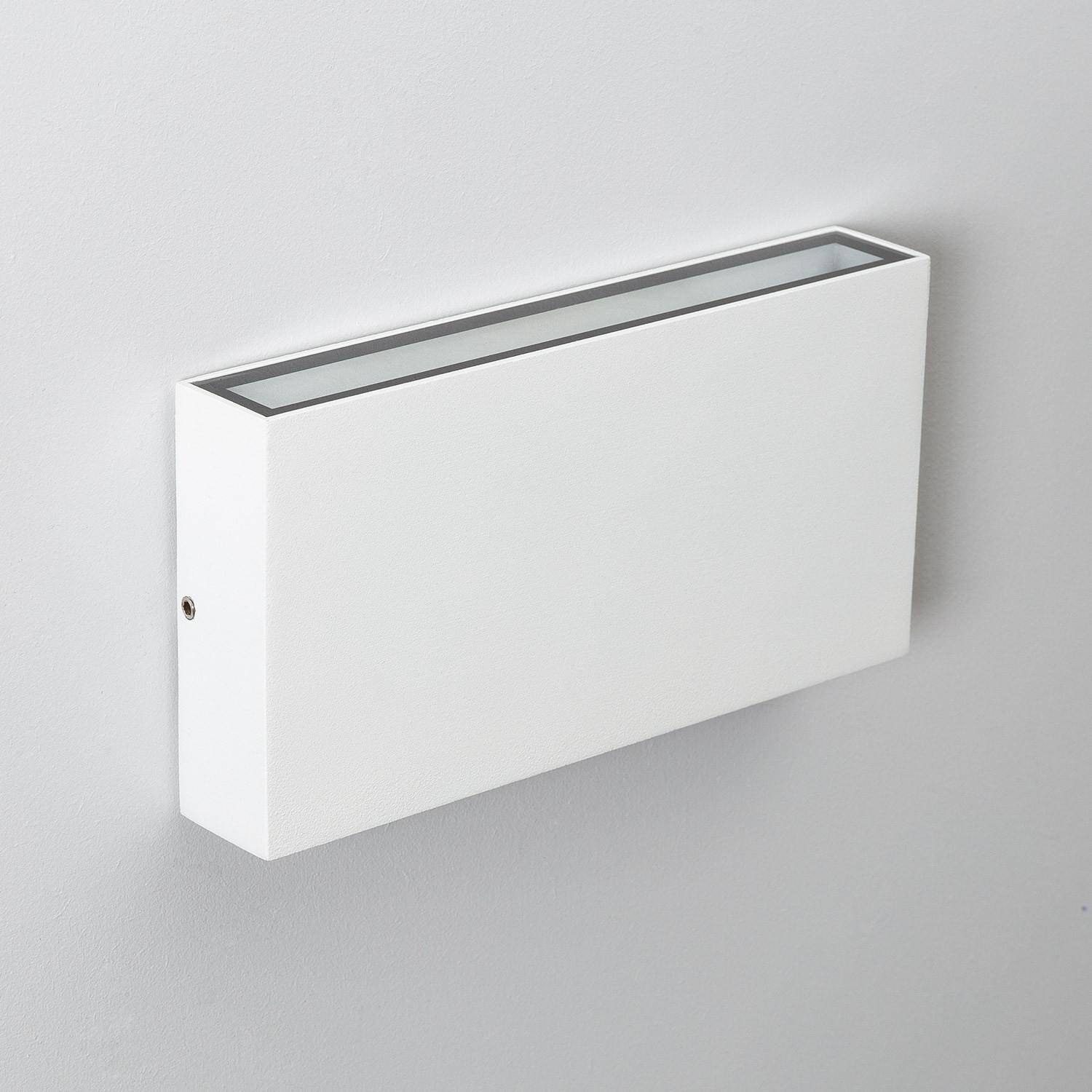 Applique Murale Extérieure LED Éclairage Double Face Aluminium Luming II Blanc chaud 2700K Blanc 12 W 90 mm x 175 mm x 30 mm ↔17 cm 100 lm/W Applique Murale Extérieure LED Éclairage Double Face Aluminium Luming II Blanc chaud 2700K Blanc 12 W 90 mm x 175 mm x 30 mm ↔17 cm 100 lm/W