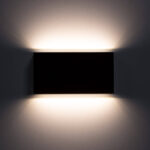 Applique Murale Extérieure LED Éclairage Double Face Aluminium Luming II Blanc chaud 2700K Noir 12 W 90 mm x 175 mm x 30 mm ↔17 cm 100 lm/W – Image 3