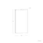 Applique Murale Extérieure LED Éclairage Double Face Aluminium Luming II Blanc neutre 4000K Blanc 12 W 90 mm x 175 mm x 30 mm ↔17 cm 100 lm/W – Image 3