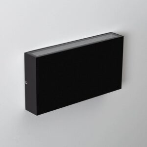 Applique Murale Extérieure LED Éclairage Double Face Aluminium Luming II Blanc neutre 4000K Noir 12 W 90 mm x 175 mm x 30 mm ↔17 cm 100 lm/W