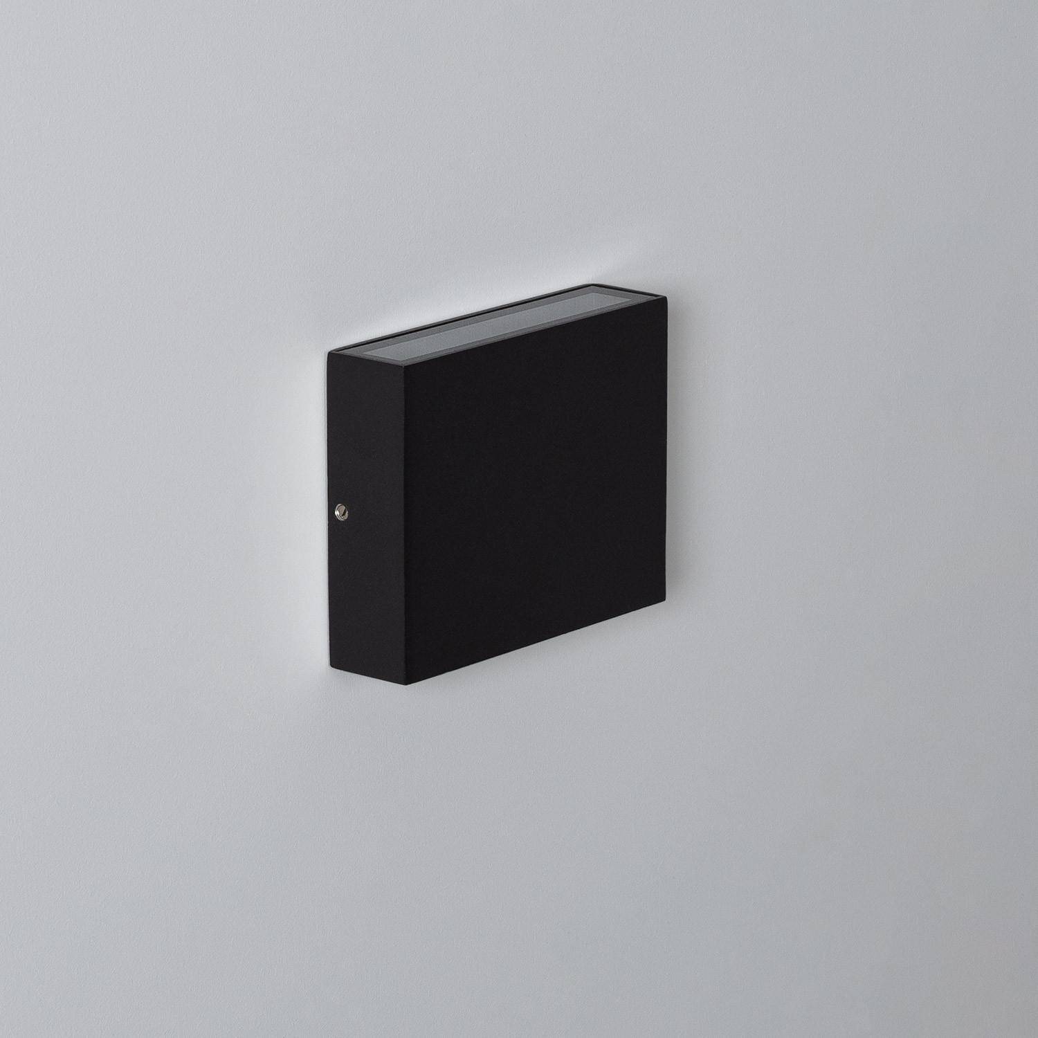 Applique Murale Extérieure LED Éclairage Double Face Aluminium Luming II Blanc neutre 4000K Noir 6 W 90 mm x 115 mm x 30 mm ↔11 cm 84 lm/W Applique Murale Extérieure LED Éclairage Double Face Aluminium Luming II Blanc neutre 4000K Noir 6 W 90 mm x 115 mm x 30 mm ↔11 cm 84 lm/W
