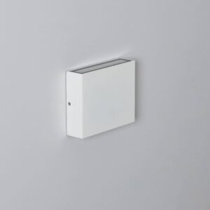 Applique Murale Extérieure LED Éclairage Double Face Aluminium Luming II Sélectionnable (chaud-neutre) 2700K - 3300K - 4000K Blanc 6 W 90 mm x 115 mm x 30 mm ↔11 cm 84 lm/W