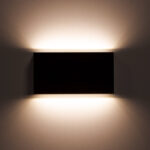 Applique Murale Extérieure LED Éclairage Double Face Aluminium Luming II Sélectionnable (chaud-neutre) 2700K - 3300K - 4000K Noir 12 W 90 mm x 175 mm x 30 mm ↔17 cm 100 lm/W
