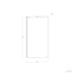 Applique Murale Extérieure LED Éclairage Double Face Aluminium Luming II Sélectionnable (chaud-neutre) 2700K - 3300K - 4000K Noir 12 W 90 mm x 175 mm x 30 mm ↑17 cm 100 lm/W – Image 5