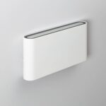 Applique Murale Extérieure LED Éclairage Double Face Aluminium Luming Sélectionnable (chaud-neutre) 2700K - 3300K - 4000K Blanc 12 W 90 mm x 30 mm x 175 mm ↔17 cm 100 lm/W