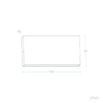 Applique Murale Extérieure LED Éclairage Double Face Aluminium Luming Sélectionnable (chaud-neutre) 2700K - 3300K - 4000K Blanc 12 W 90 mm x 30 mm x 175 mm ↔17 cm 100 lm/W – Image 5