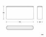 Applique Murale Extérieure LED Éclairage Double Face Aluminium Luming Sélectionnable (chaud-neutre) 2700K - 3300K - 4000K Blanc 12 W 90 mm x 30 mm x 175 mm ↔17 cm 100 lm/W – Image 7