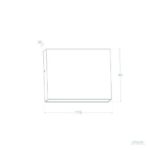 Applique Murale Extérieure LED Éclairage Double Face Aluminium Luming Sélectionnable (chaud-neutre) 2700K - 3300K - 4000K Blanc 6 W 90 mm x 30 mm x 115 mm ↔11 cm 84.3 lm/W – Image 4