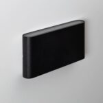 Applique Murale Extérieure LED Éclairage Double Face Aluminium Luming Sélectionnable (chaud-neutre) 2700K - 3300K - 4000K Noir 12 W 90 mm x 30 mm x 175 mm ↔17 cm 100 lm/W
