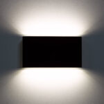 Applique Murale Extérieure LED Éclairage Double Face Aluminium Luming Sélectionnable (chaud-neutre) 2700K - 3300K - 4000K Noir 12 W 90 mm x 30 mm x 175 mm ↔17 cm 100 lm/W – Image 4