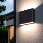 Applique Murale Extérieure LED Éclairage Double Face Aluminium Luming Sélectionnable (chaud-neutre) 2700K - 3300K - 4000K Noir 6 W 90 mm x 30 mm x 115 mm ↔11 cm 84.3 lm/W – Image 2