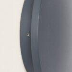 Applique murale extérieure LED ronde 23 cm anthracite aluminium – Image 3