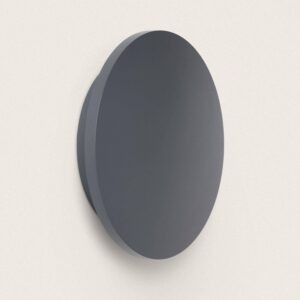 Applique murale extérieure LED ronde 23 cm anthracite aluminium