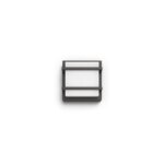 Applique murale extérieure carrée aluminium anthracite – Image 5