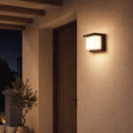 Applique murale extérieure LED rectangulaire aluminium rouille – Image 6