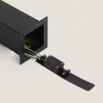Balise extérieure sur pied 74 cm noire avec prise étanche Schuko – Image 20