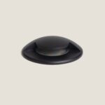 Balise LED encastrable au sol ronde noire aluminium IP67 – Image 2