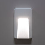 Balise Extérieure LED 3W Saillie Murale Rectangulaire Nilsa Blanc neutre 4000K Blanc – Image 5