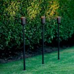 Balise LED extérieure 60 cm noire mat aluminium avec piquet – Image 7