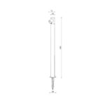Balise LED extérieure noire en aluminium sur piquet – Image 9
