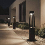 Balise LED extérieure sur pied 60 cm noire aluminium IP65 – Image 10
