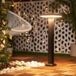 Balise LED extérieure sur pied 60 cm noir aluminium – Image 13